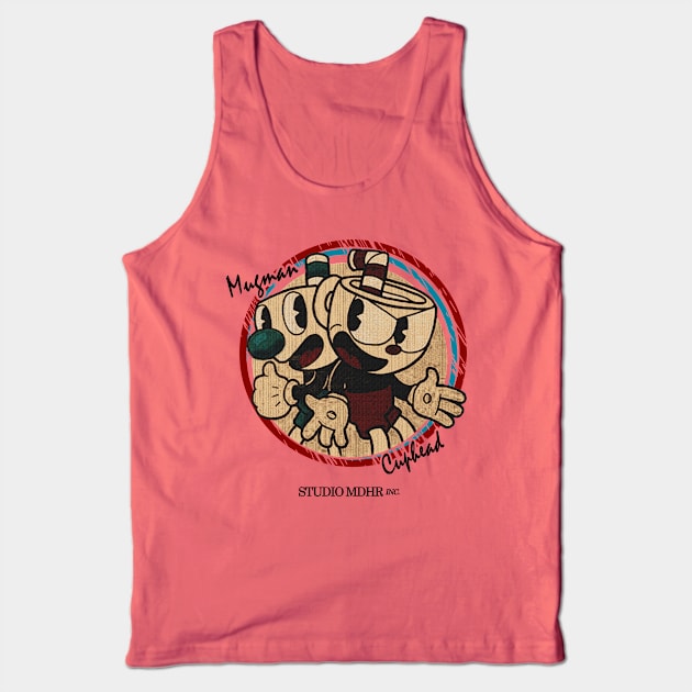 Cuphead - Old Cartoon Style Tank Top by Bolivian_Brawler